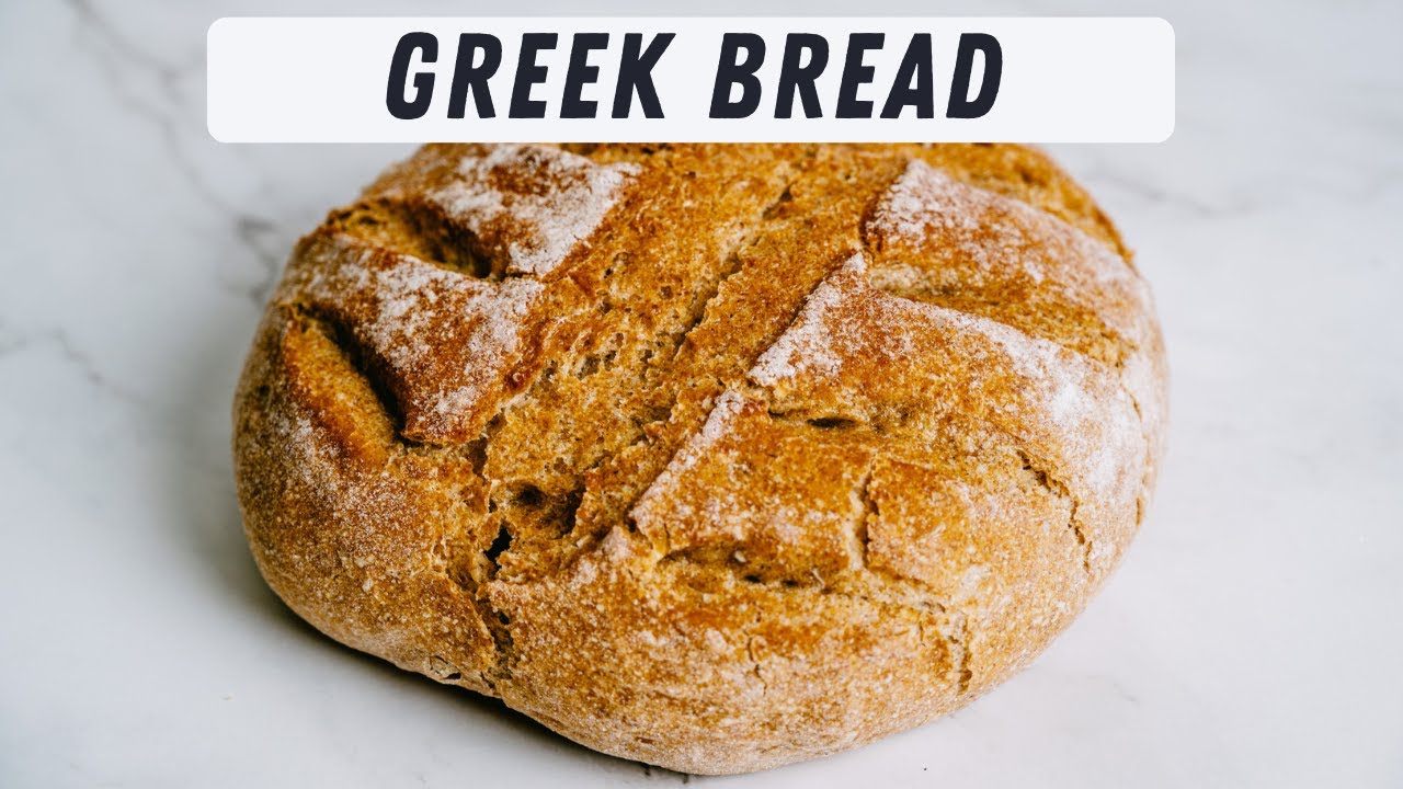Greek Village Bread  Recipe (Horiatiko Psomi)