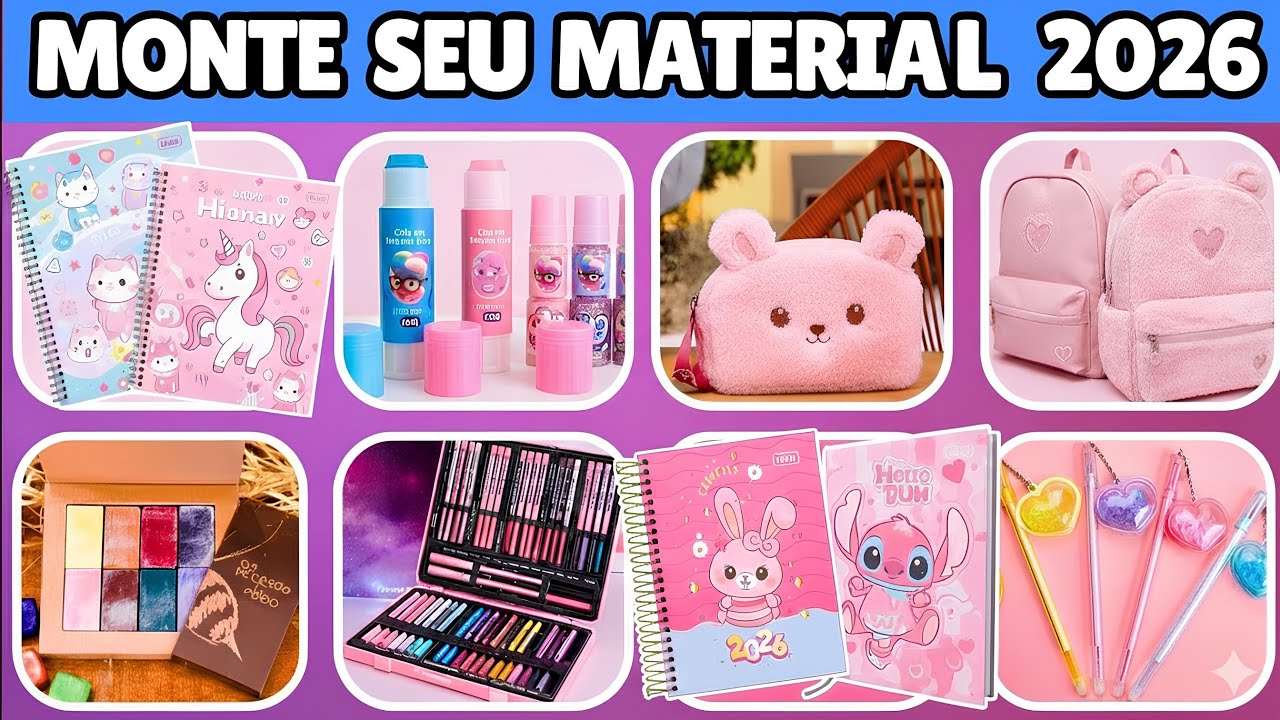 ✨Material Escolar dos Sonhos 2026📚 | Princesa Quiz 👑