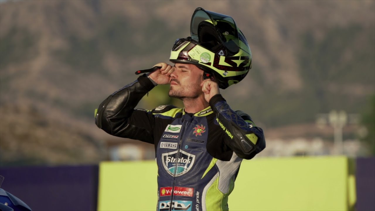 The Art of Riding a Motorcycle Luc Mamet at Gasss74karting Slow Motion Elbow Down