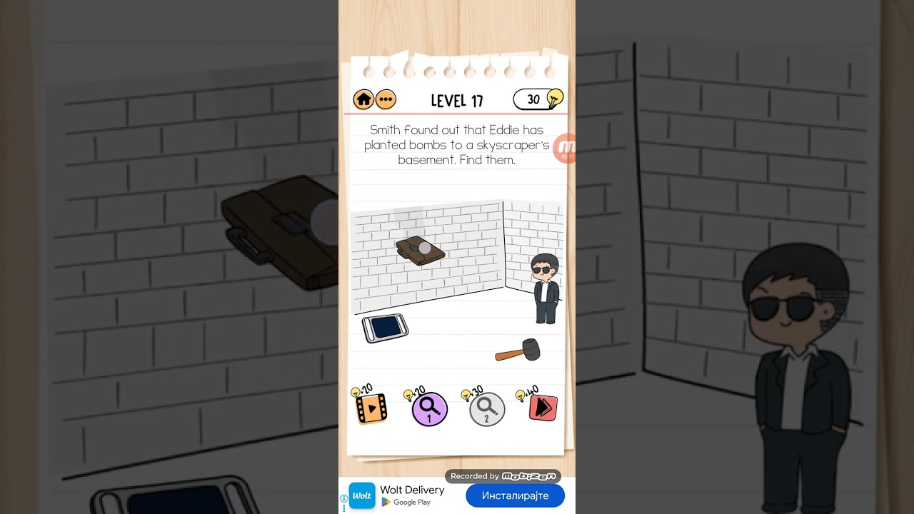 Brain Test 2 Level 17 Walkthrough Agent Smith #braintest #braintestsolution #gaming #games