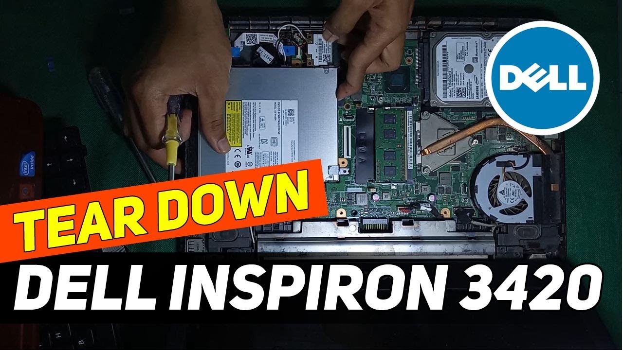 DELL INSPIRON 3420 TEARDOWN DISASSEMBLY