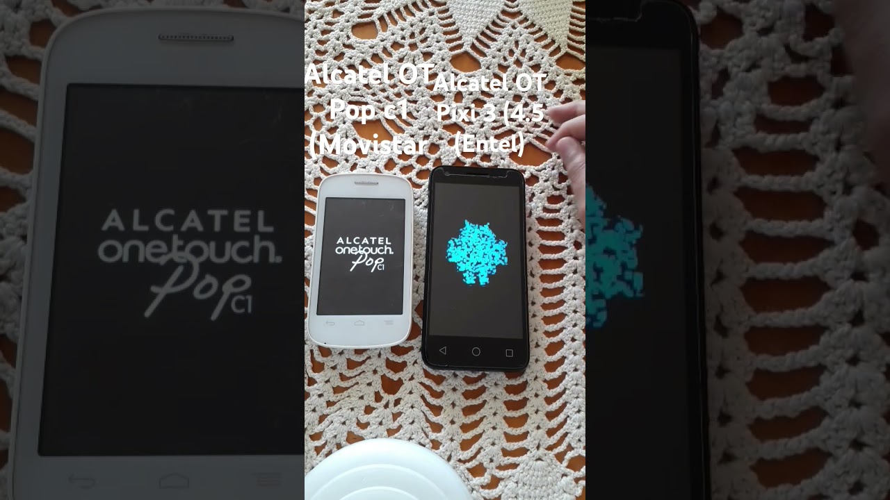 Que tel&eacute;fono de #alcatel Prende 🥇 Primero.                 Ganador(Alcatel Pixi 3 4.5