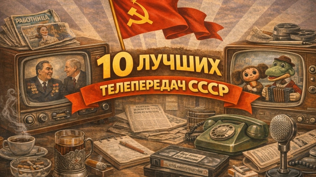 Телевидение, которое объединяло миллионы: лучшие телепередачи СССР!