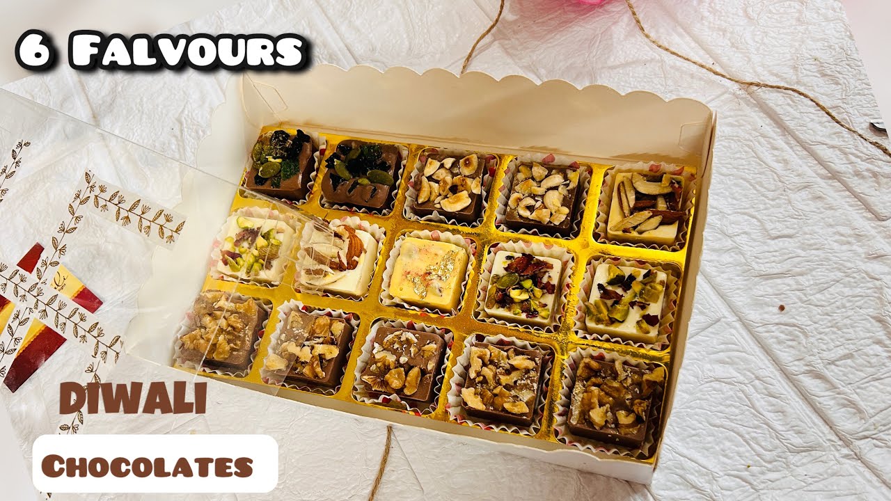 Diwali Special | 6 Handmade Chocolate Flavors in a Festive Gift Box| @RitikaGargBansal