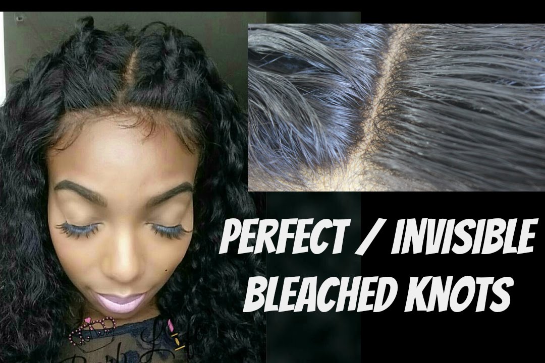 How to Bleach Perfect Knots on Your Frontal| Most Natural Frontal|  KennySweets