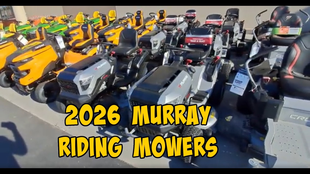 The 2026 Murray Riding Mower lineup!
