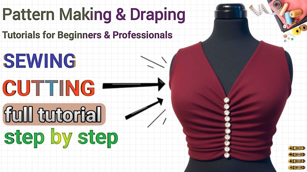 Designer Bodice and Collar Patternmaking: Technical Drafting, Dart Control & Professional Sewing