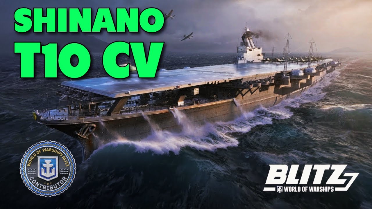 Tier 10 Aircraft Carrier Shinano | World of Warships Blitz