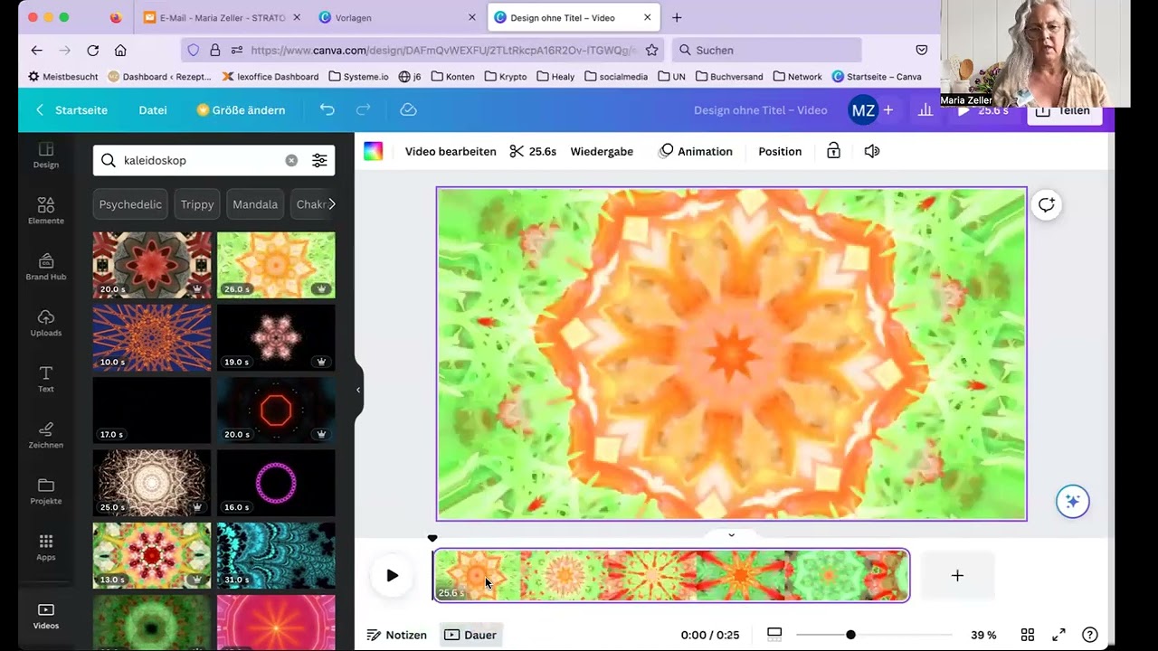 Erstelle dein eigenes Mindmovie (mit Kaleidoskop) nach Dr. Joe Dispenza kostenlos mit Canva