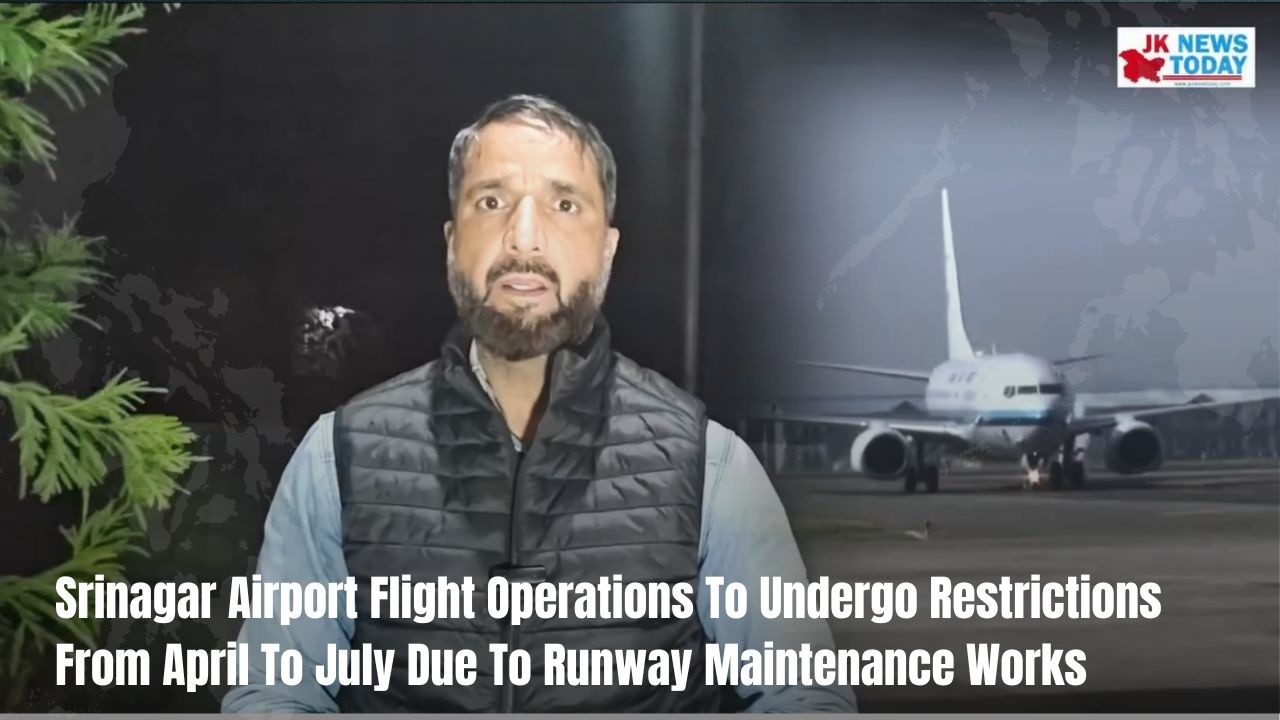 Sgr Airport Flight Operations To Undergo Restrictions From April To July Due To Runway Maintenance