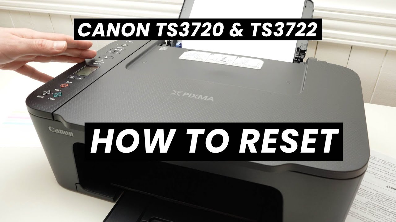 Как сбросить настройки Canon Pixma TR3720 / TR3722