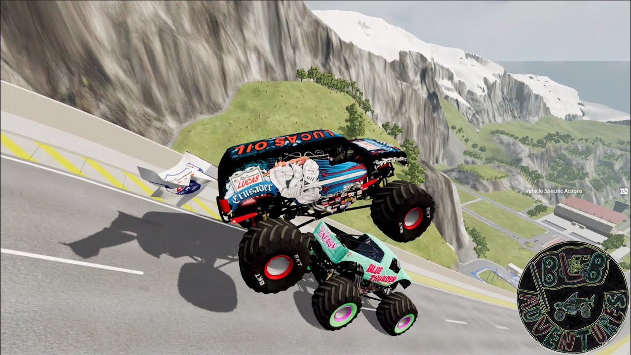 Monster Jam | Monster Trucks | High Speed Monster Jam Crashes, Freestyle, & Jumps #1