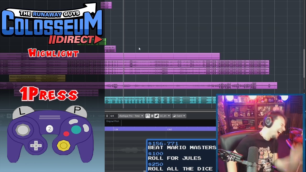 TheRunawayGuys Colosseum Direct 2020 - TRG Makes Megalovania