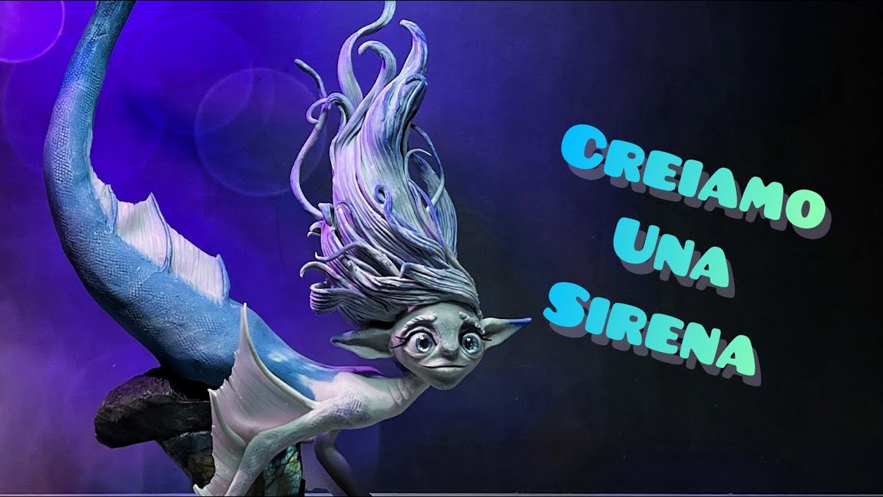 Le sirene mi Odiano lo so! Creiamo insieme Con la Cosclay! Tutorial