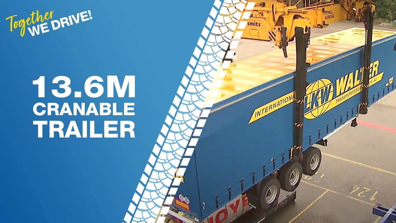 LKW WALTER Полуприцепы 13,6 м (можно поднимать краном)