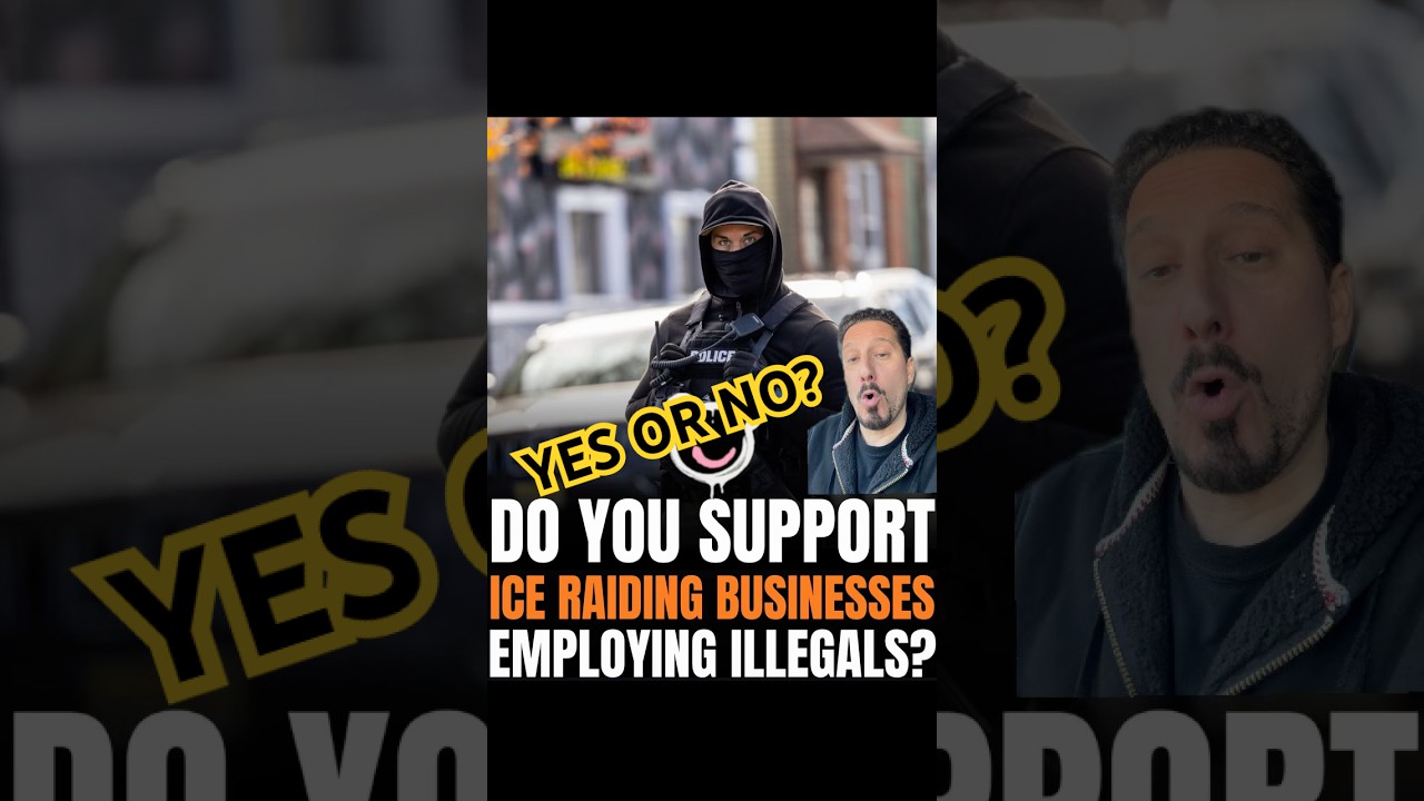 ICE Raiding Businesses Employing Illegals YES or NO? #fyp #viral #trending #shorts #usa
