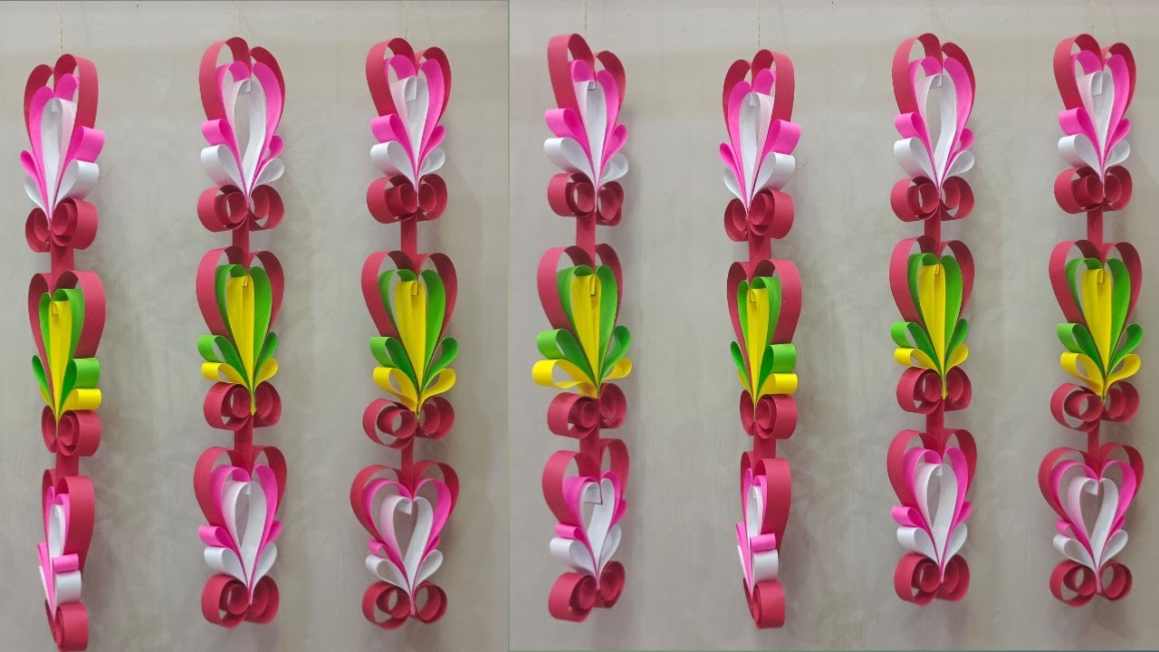 Classroom decoration ideas |Cara membuat Hiasan Jendela Kelas Gantung yang keren dari kertas origami