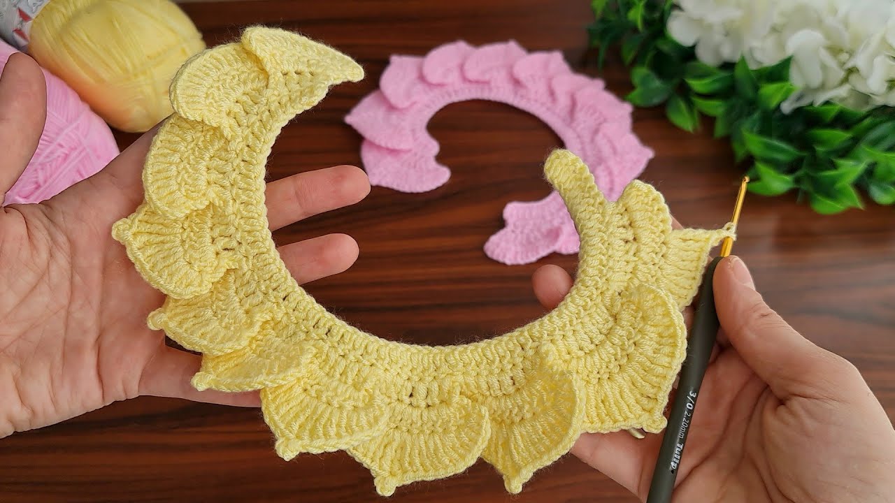3D🌷💯Crochet Flower💯🌸 Very easy crochet flower coaster making for beginners. #crochet #flowers