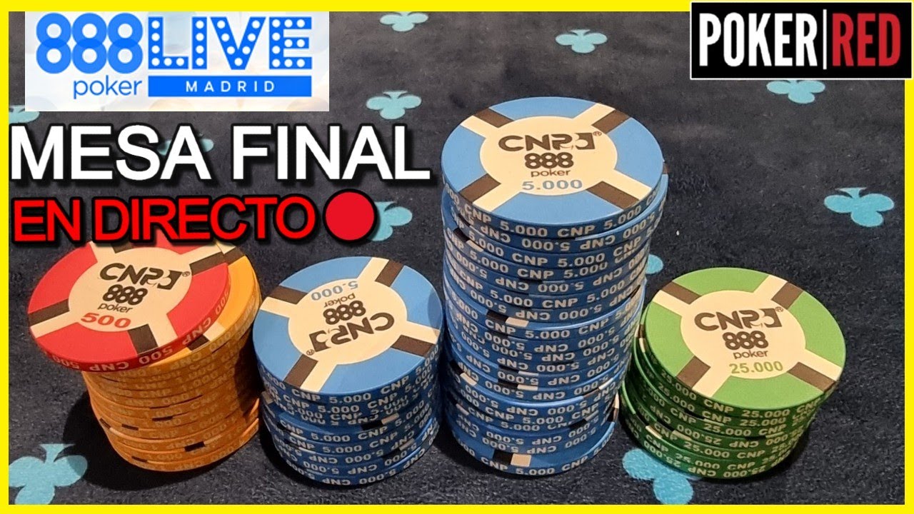 888LIVE MADRID - DÍA 3 + MESA FINAL // 888Poker 20 Aniversario // Poker-Red