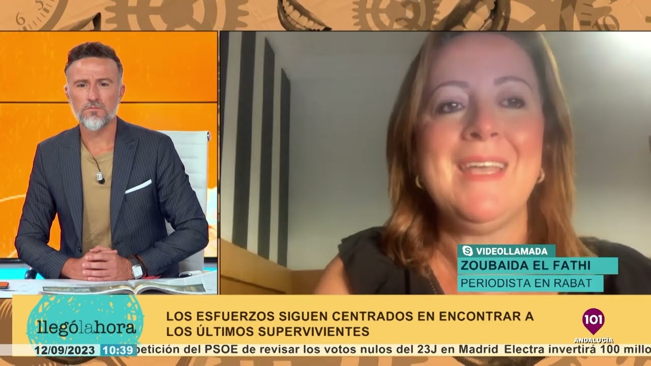 🔴 Hablamos con 𝗭𝗼𝘂𝗯𝗮𝗶𝗱𝗮 𝗲𝗹 𝗙𝗮𝘁𝗵𝗶, 𝗽𝗲𝗿𝗶𝗼𝗱𝗶𝘀𝘁𝗮 𝗲𝗻 𝗠𝗮𝗿𝗿𝘂𝗲𝗰𝗼𝘀 👉 𝗟𝗼𝘀 𝗳𝗮𝗹𝗹𝗲𝗰𝗶𝗱𝗼𝘀 𝘀𝗲 𝗮𝗰𝗲𝗿𝗰𝗮𝗻 𝗮 𝗹𝗼𝘀 𝟯.𝟬𝟬𝟬