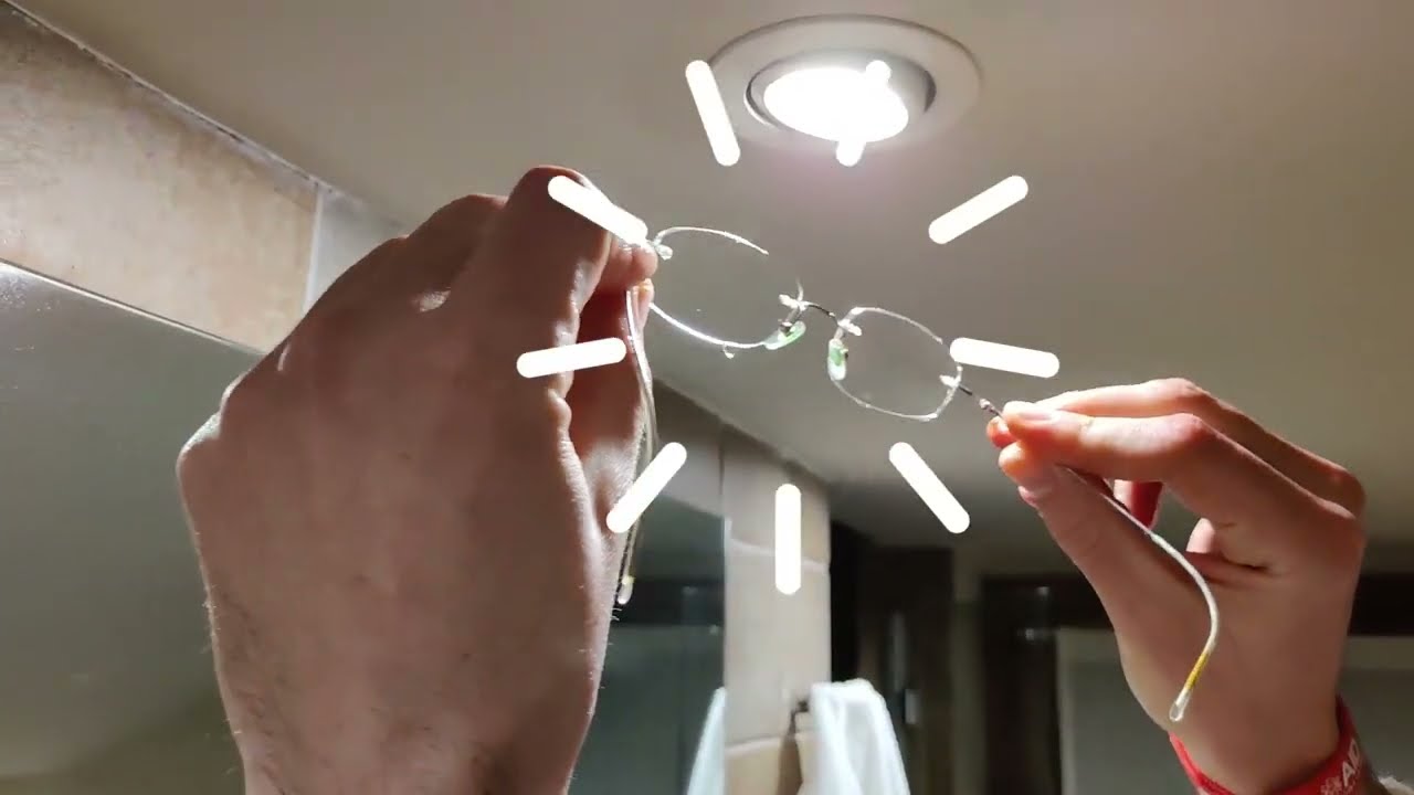 Tutorial - lavaggio occhiali