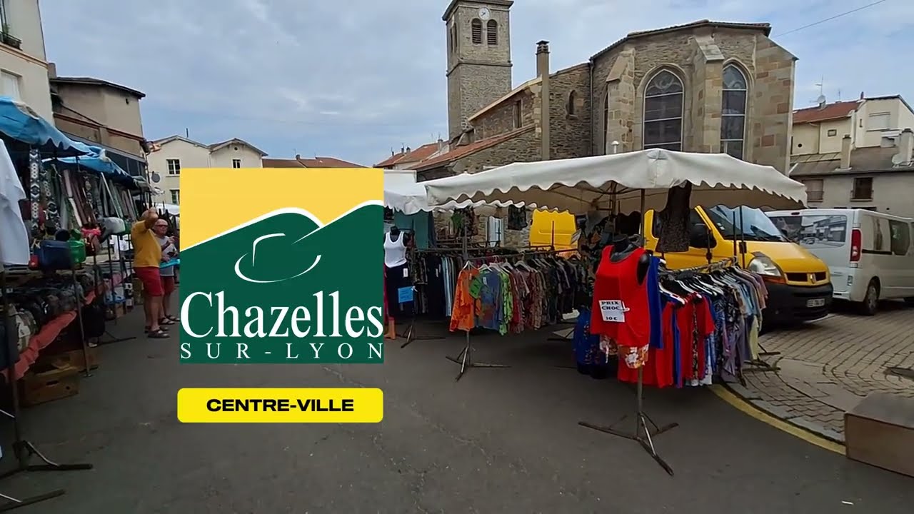 Venez flâner aux marchés de Chazelles-sur-Lyon !