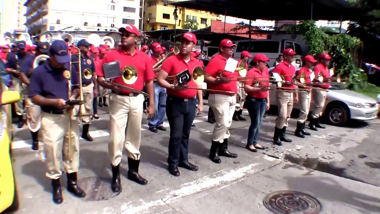 Practice of Music Band-Panama Fire Department-Video Tino Castro-Práctica  Banda Bomberos