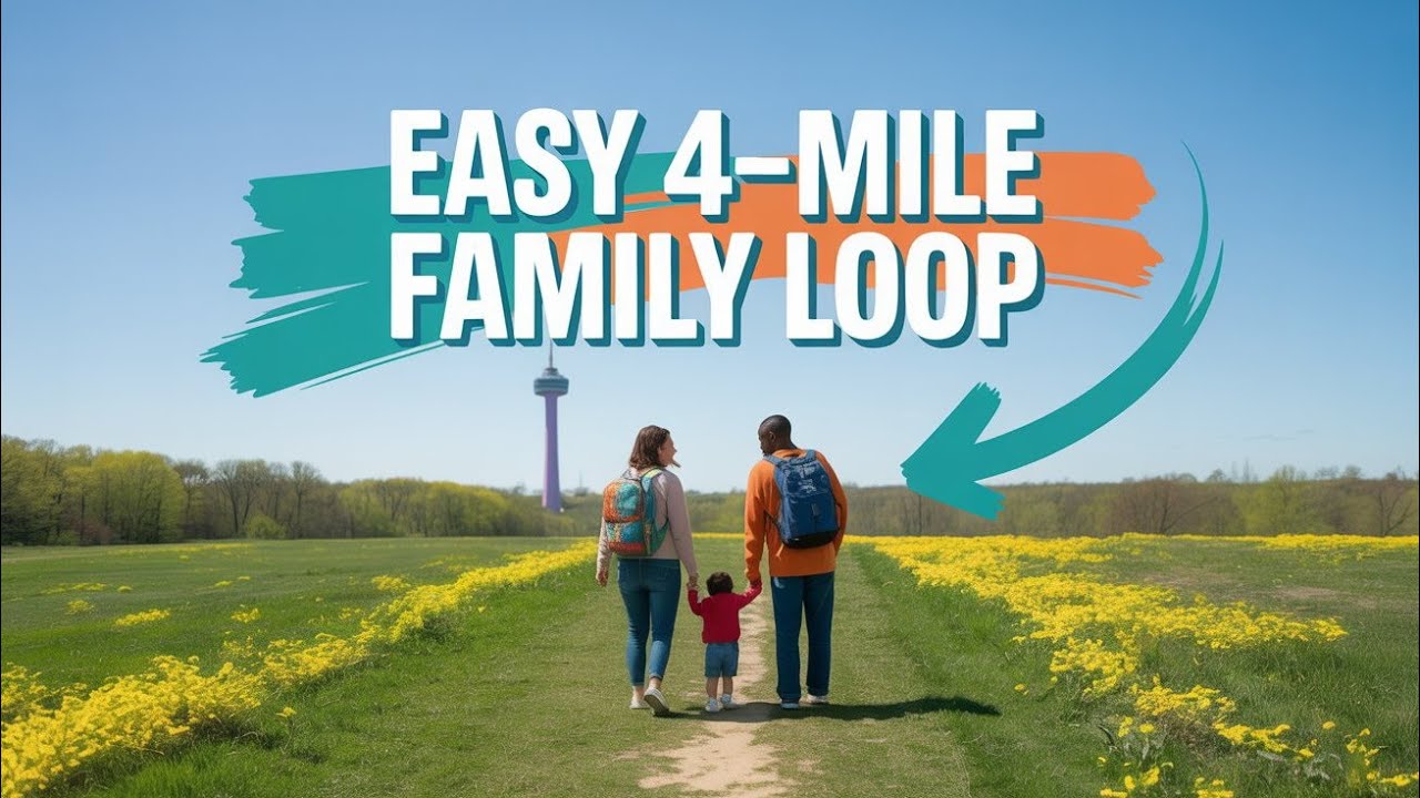 Family Walk Bristol | 4-Mile Toddler-Friendly Loop: Purdown, Stoke Park & Easter Egg Hunt View! 🐣