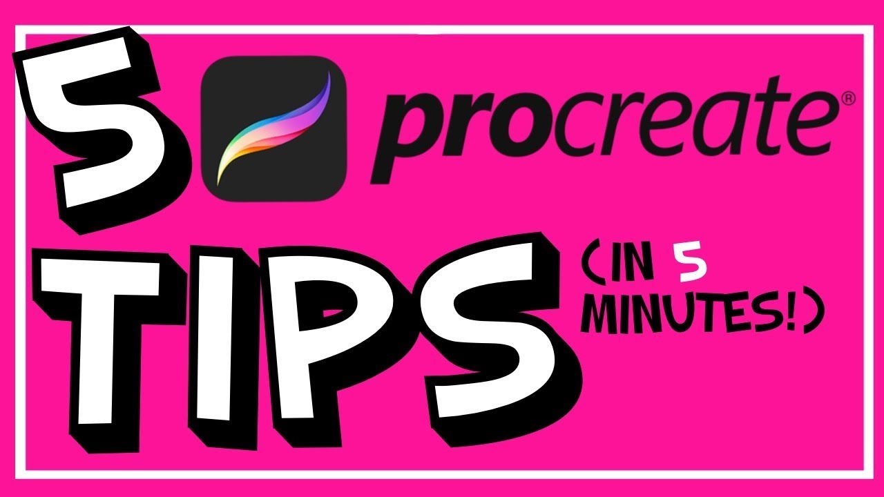 5 Procreate Tips In 5 Minutes!
