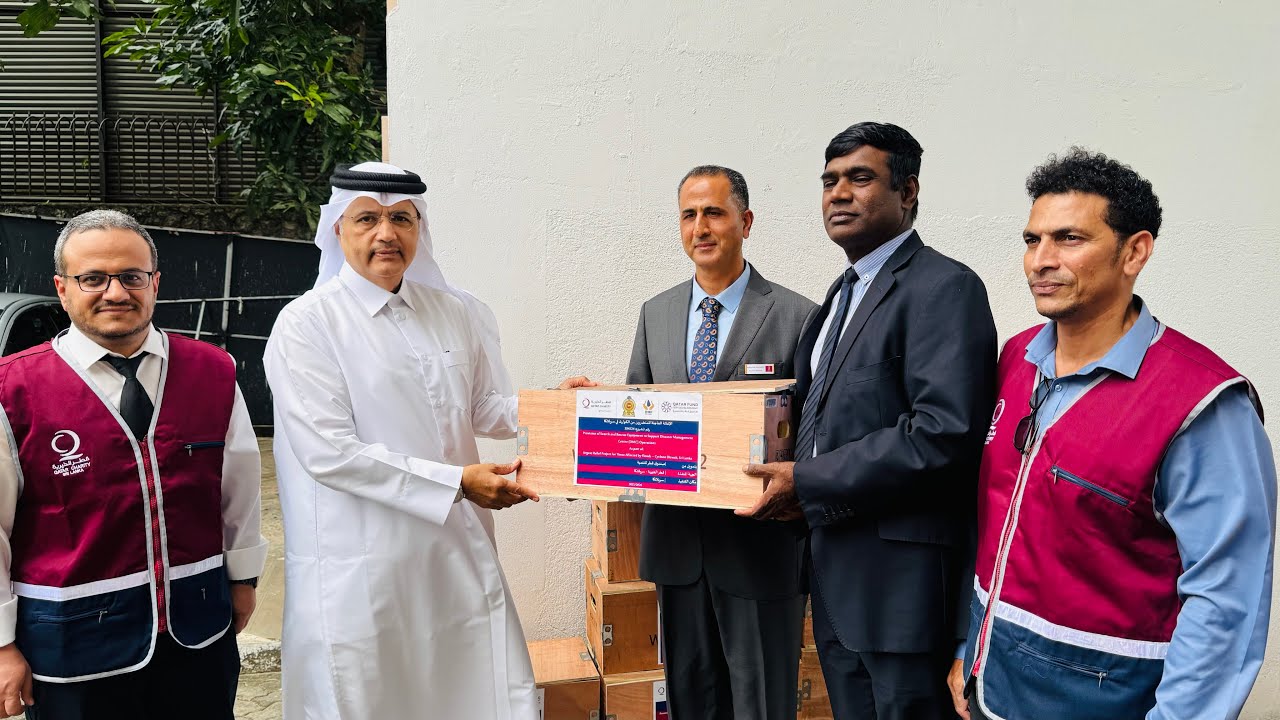 கட்டார் செரிட்டியினால் 24 மில்லியன் ரூபா பெறுமதியான அனர்த்த நிவாரணப் பொருட்கள் இலங்கைக்கு அன்பளிப்பு