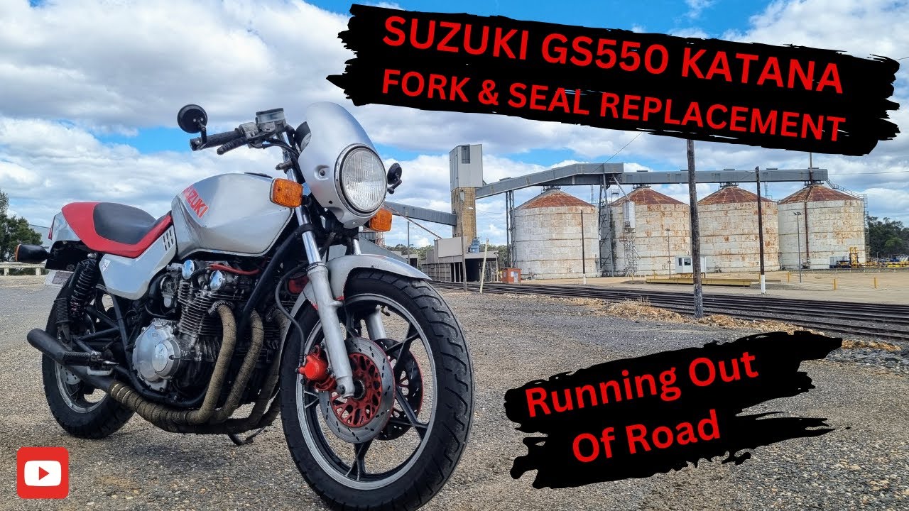 SUZUKI GS550 KATANA - FORK SEAL REPLACEMENT (Full Procedure)