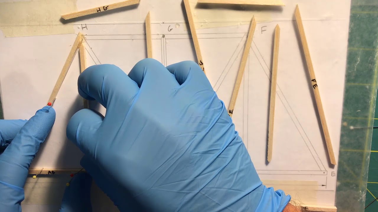 Balsa Wood Truss Construction Demo