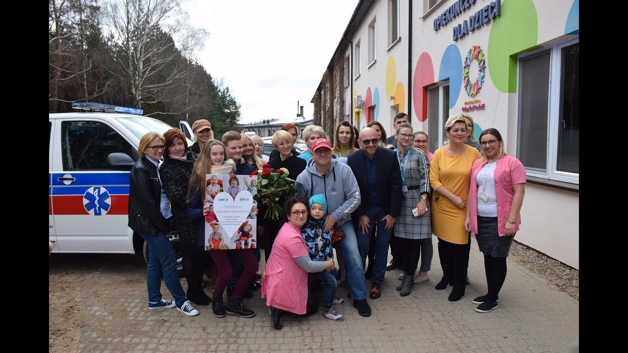 Jurek Owsiak z prezentem w Kraszewie Czubaki