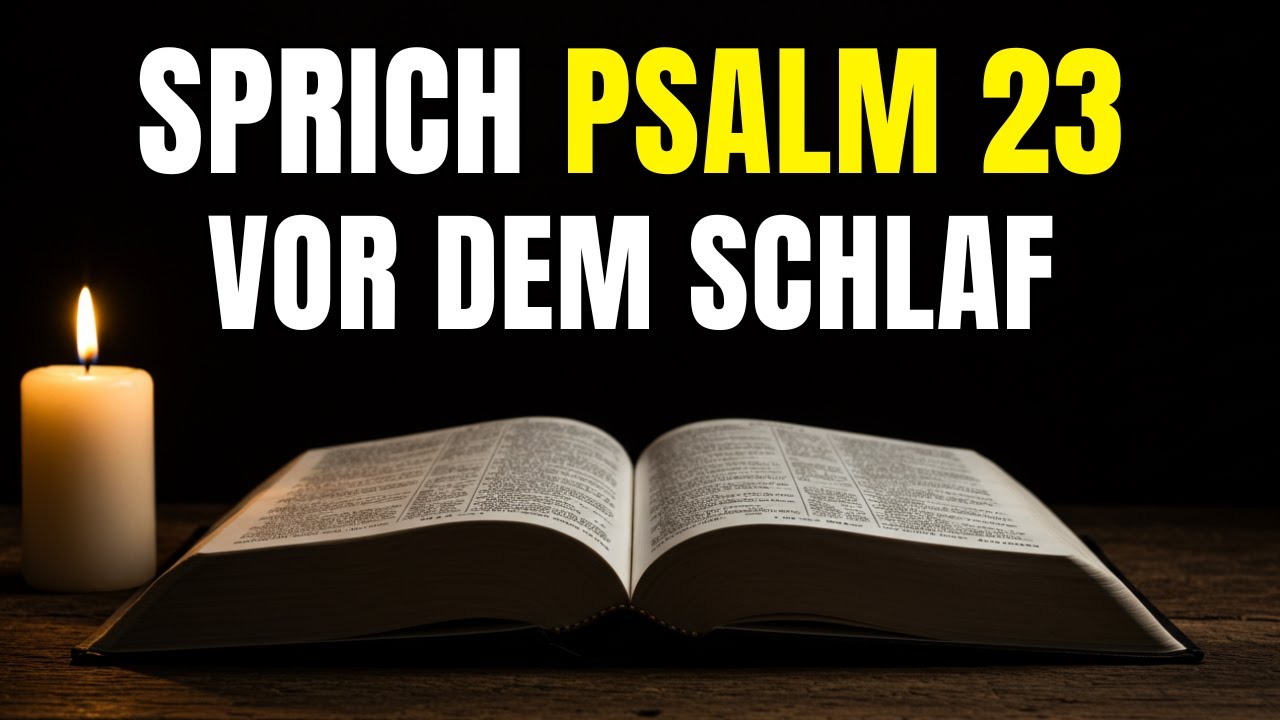Sprich diese Worte aus Psalm 23 vor dem Schlafen – und spüre den Frieden Gottes
