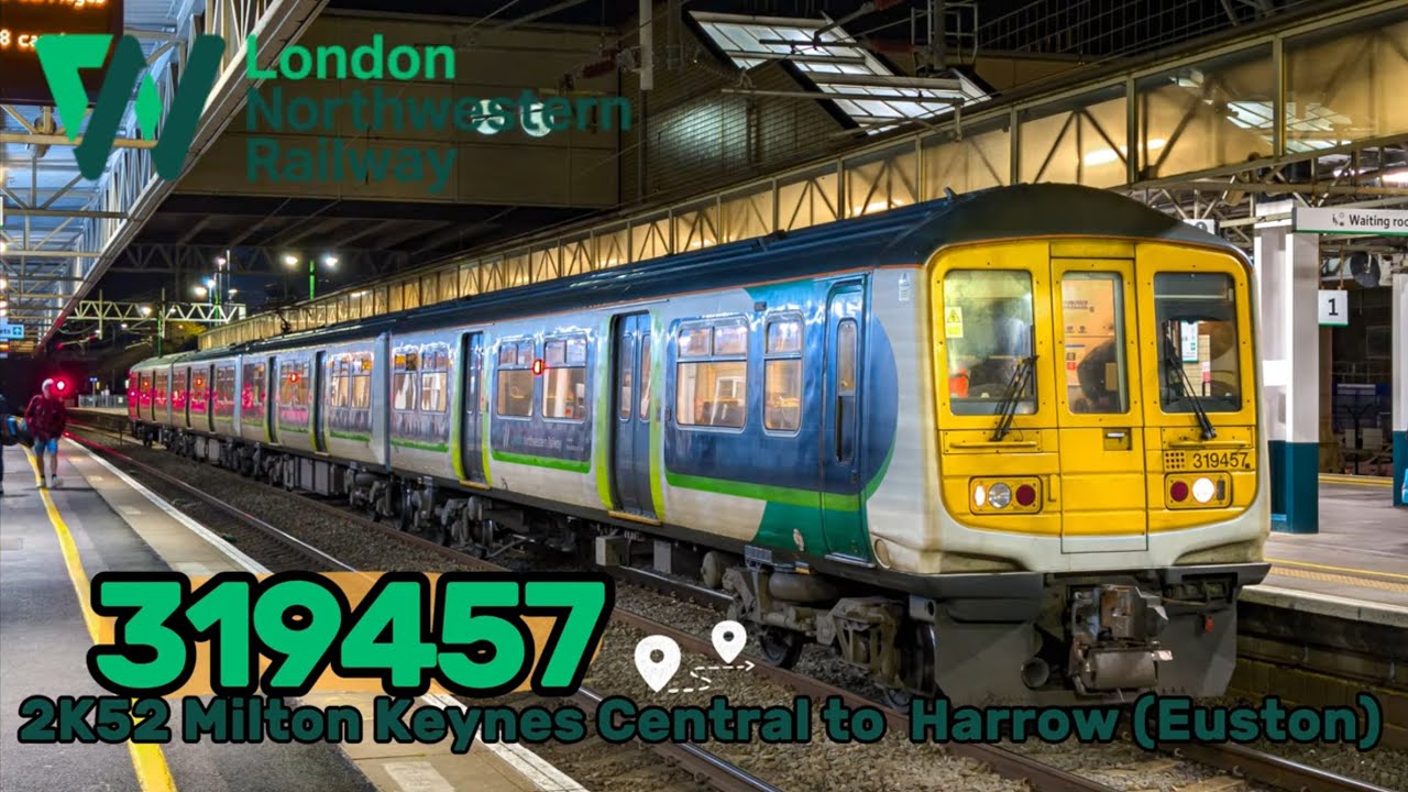 LNWR 319457 Traction Motor Sounds 2K52 - 22/11/23