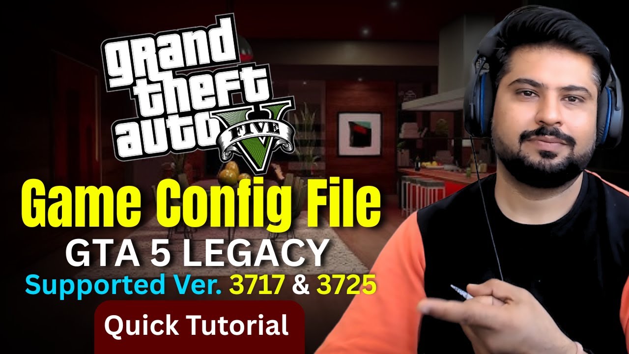 How to Install Gameconfig in GTA 5 (3717 & 3725) | Legacy Story Mode Offline 🔧