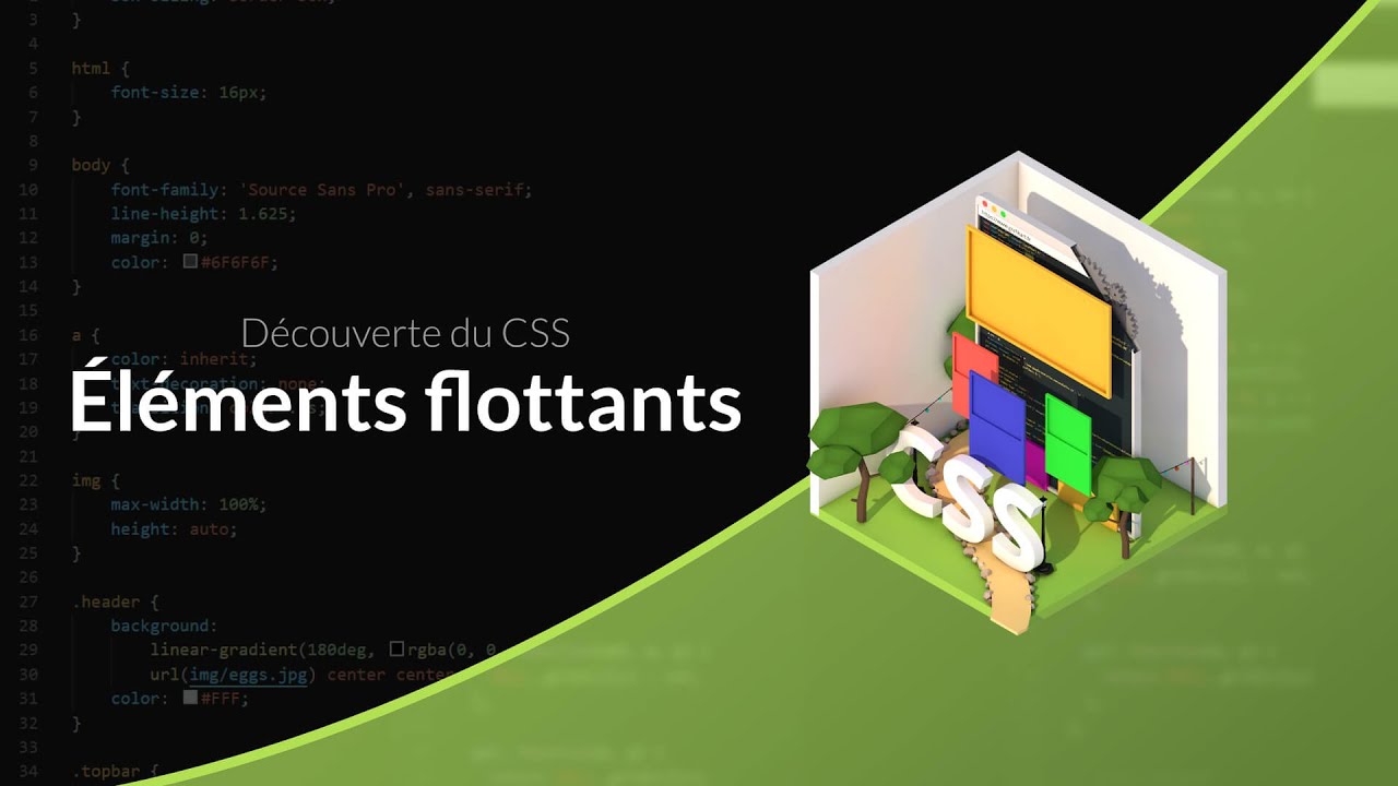 Découverte du CSS (8/31) : Les éléments flottants : float