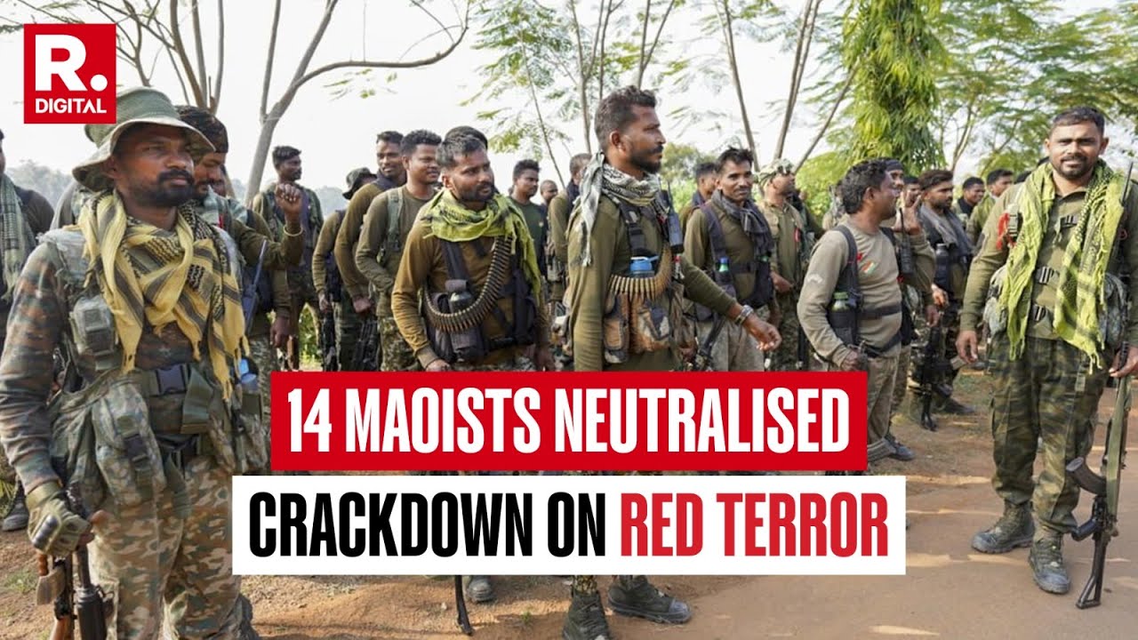 14 Maoists Killed Near Chhattisgarh- Odisha Border, Crackdown On Red Terror Continues