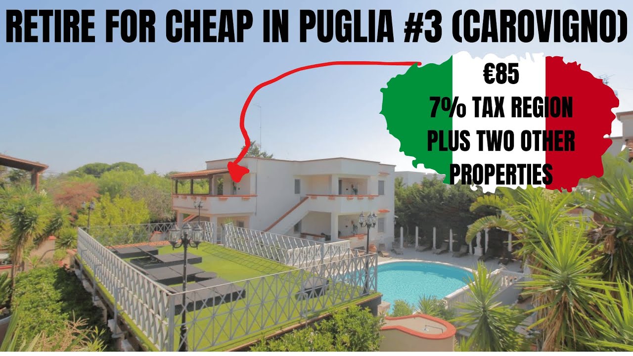 How to Retire in Puglia for Cheap Part 3 | Retire in Italy For Cheap | Retire in Carovigno, Italy
