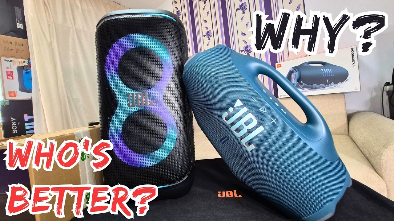 JBL Boombox 4 или JBL Partybox 320: что купить?