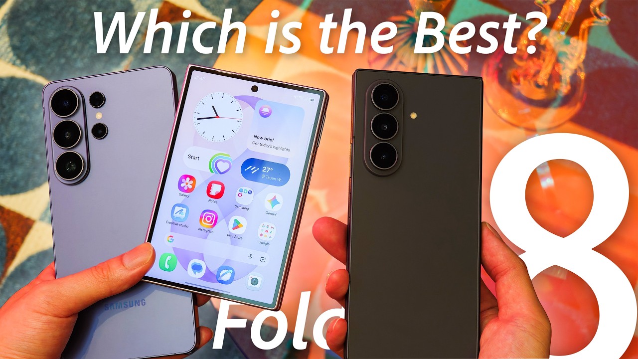 Что на самом деле лучше? Samsung Galaxy Z Fold 8 против Fold 8 Ultra против S26 Ultra: игры и мно...