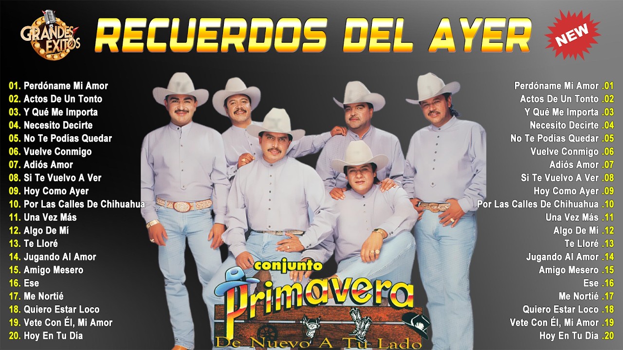 Conjunto Primavera Mix 2026 💖 Norteñas Románticas Clásicas que Nunca Pasan de Moda