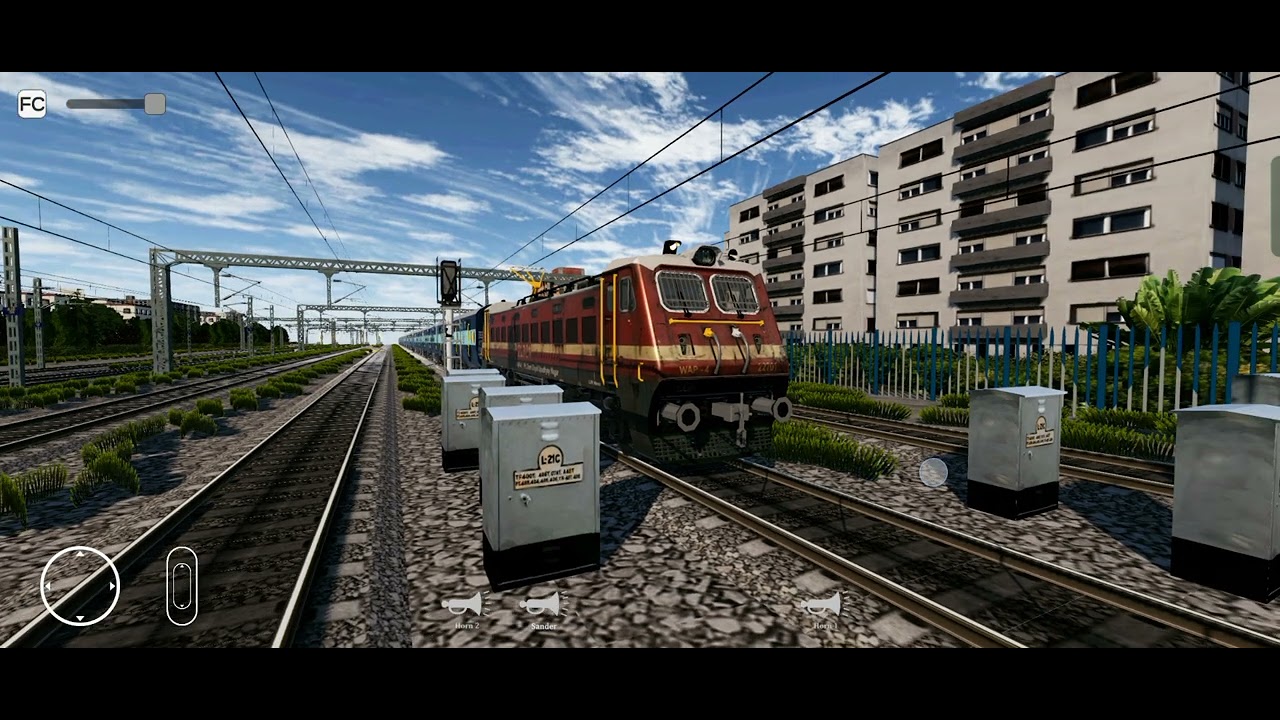 Both InterCity Express Trains are racing parallel at Rajendra Nagar. Railway Simulator INDIA 🇮🇳