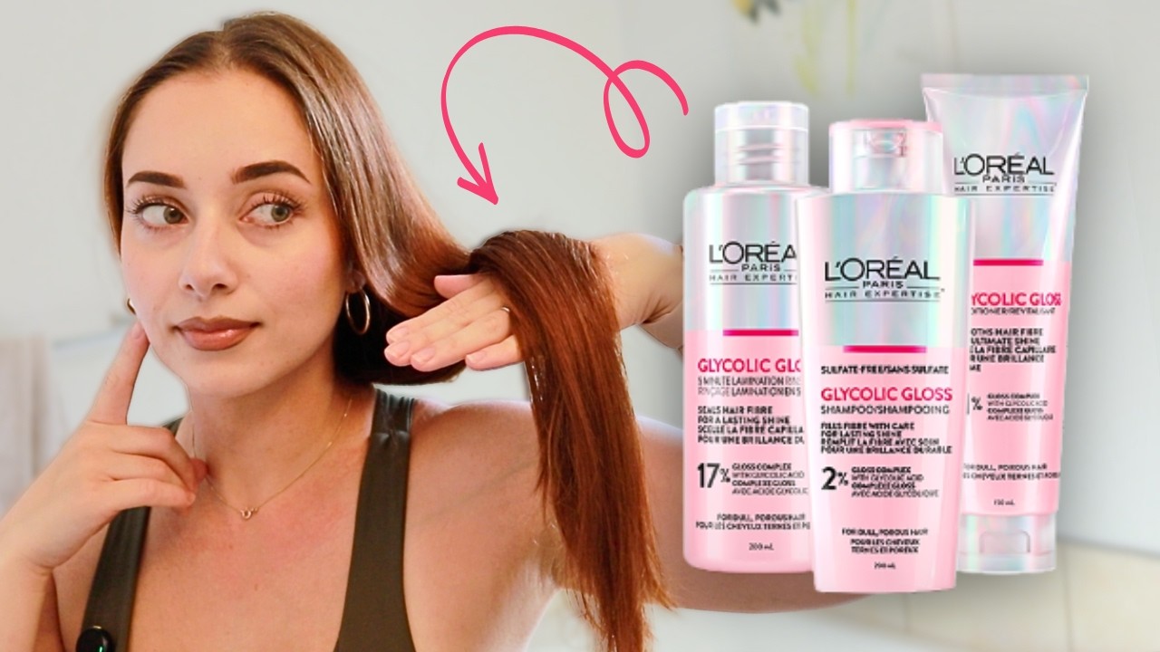 Testing the VIRAL L&rsquo;Or&eacute;al Paris Glycolic Gloss Line | Honest Review & Before/After Results