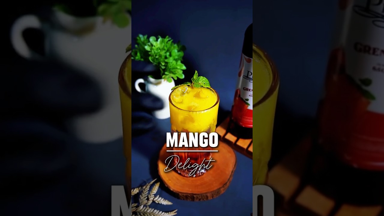 Resep Minuman Mango Delight #siruppremium #resepminuman #resepminumankekinian #resepminumancafe