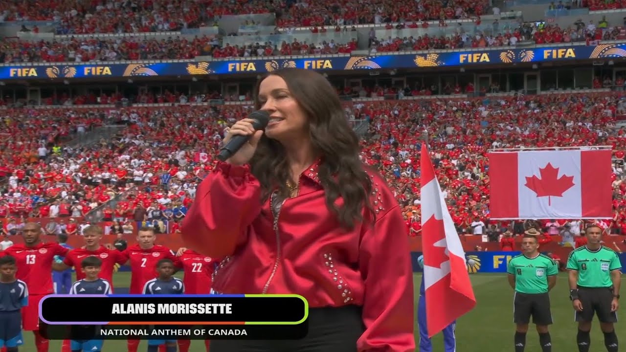 Alanis Morissette performs Canada National Anthem | FIFA World Cup 2026 Opening Ceremony Canada