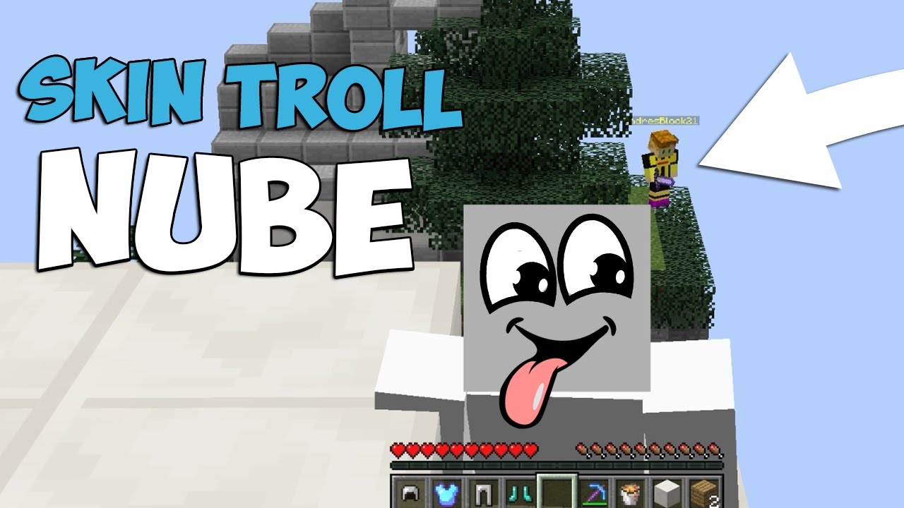 MINECRAFT: TROLLEANDO DESDE EL CIELO DE MINECRAFT