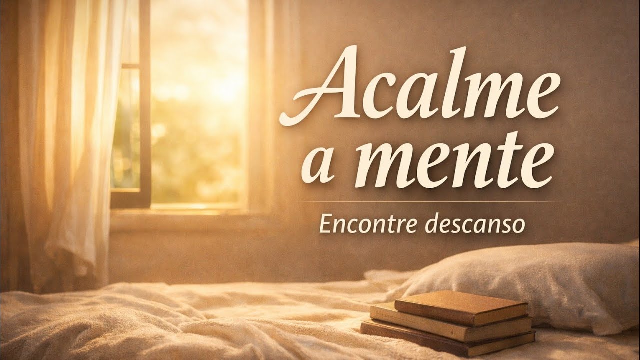 Uma mensagem para acalmar a mente e encontrar descanso