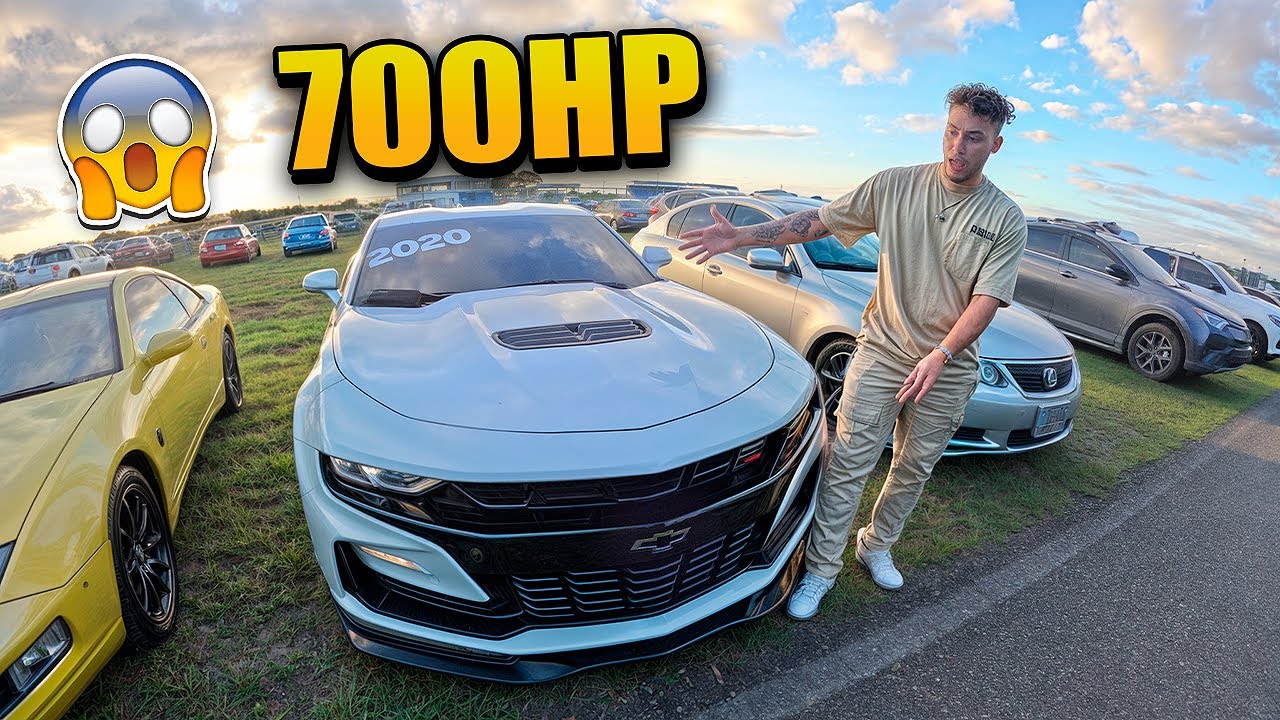 Llevamos Un CHEVROLET CAMARO de 700HP A Un Evento Dominicano de Roll Race !endyvlogs