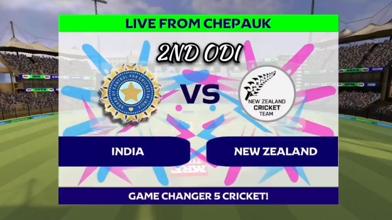 INDIA VS NEW ZEALAND 2ND ODI MATCH HIGHLIGHTS || ‎⁨@cricketgameq5j⁩  
